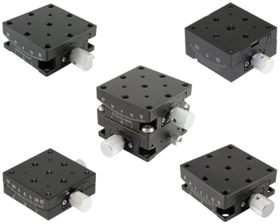 Single or Multi-Axis Manual Goniometer Stages TIle